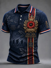 Men's Remembrance Day THE SOMME 110 YEARS Print Shirt