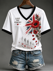 Women's Remembrance Day Short-sleeved T-shirt