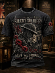 Men's Remembrance Day Print Short-Sleeve T-Shirt