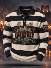 Men's Guy Fawkes Night Printed Casual Tops