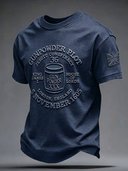 Men's Guy Fawkes Night Printed T-shirt