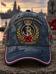 Unisex  British Veteran Commemorative Hat