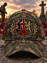 Unisex  British Veteran Commemorative  Hat