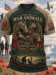 Men's British Veteran Commemorative Short Sleeve T-Shirt
