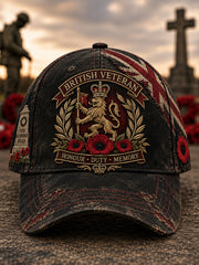 Unisex  British Veteran Commemorative Hat