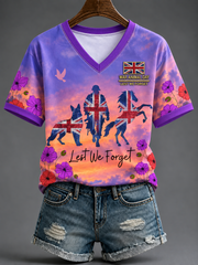 Women's Remembering The Animals Of War Short-sleeved T-shirt