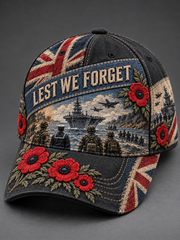 Unisex  Remembrance Day Lest We Forget Hat