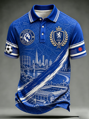 Men's West London Blues Football Lovers Printed polo shirt