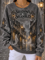 Women's York Ghost Week Art Printed Sweatshirt