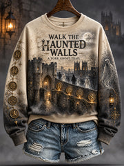 Women's York Ghost Week Art Printed Sweatshirt