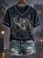 Women's York Ghost Week Art Printed T-shirt