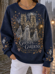 Women's York Ghost Week Art Printed Sweatshirt