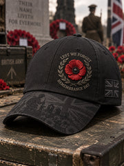 Unisex Remembrance Day Lest We Forget Hat