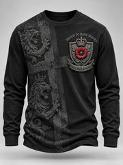 Men's Remembrance Day Lest We Forget Crew-Neck Sweatshirt
