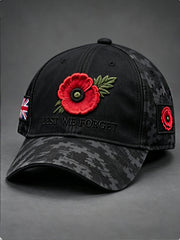 Unisex  Remembrance Day Lest We Forget Hat