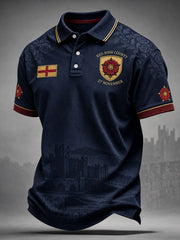 Men's England Lancashire Day Red Roses Art Printed Casual Tops