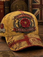 Unisex England Lancashire Day Red Roses Art Printed Hat