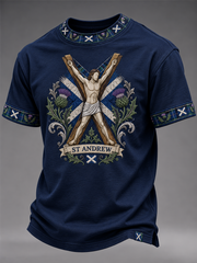 Men's St. Andrew's Day Peinted short sleeves t-shirt
