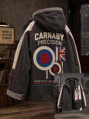 Men's UK Music Lover Mods Art Printed Coat