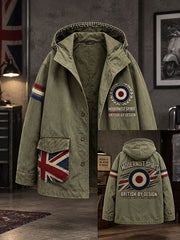 Men's UK Music Lover Mods Art Printed Coat