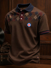 Men's UK Music Lover Mods Art Printed Casusal Tops
