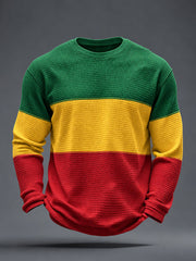 Men's Reggae Inspired  Waffle Top