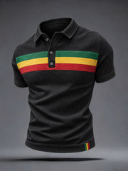 Men's Reggae Inspired Polo Shirt
