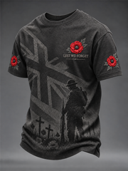 Men's Remembrance Day Short Sleeves T-shirt