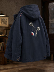Men's UK Music Lover Mods Art Printed Jacket
