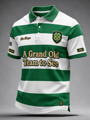 Men's football Lover Celtic Printed polo shirt