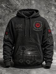 Men's Remembrance Day Lest We Forget  Pocket Hoodie
