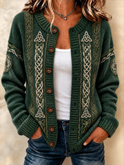 Women's Celtic style Cardigan-Style coat