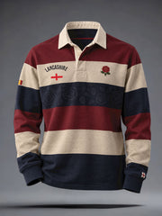 Men's England Lancashire Day Red Roses Art Printed Casual Topsz