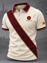 Men's England Lancashire Day Red Roses Art Printed Casual Topsz