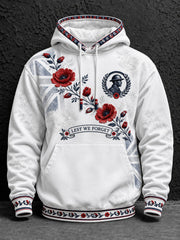 Men's Lest We Forget Printed Hoodie