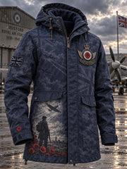 Men's Remembrance Day Lest We Forget Long Coat