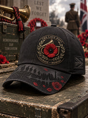 Unisex Remembrance Day Lest We Forget Hat