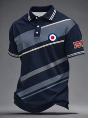 Men's UK Music Lover Mods Culture Printed polo shirt
