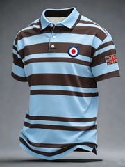 Men's UK Music Lover Mods Culture Printed polo shirt