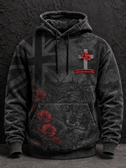 Men's Remembrance Day Lest We Forget  Hoodie