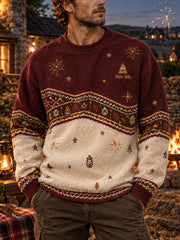 Men's British Bonfire Night Printed Imitation Sweater