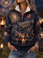 Women's British Bonfire Night Printed Top