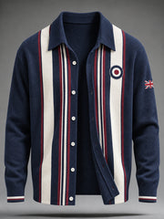 Men's UK Music Lover Mods Art Printed Coat