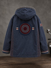 Men's UK Music Lover Mods Art Printed Jacket