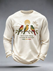 Men's Every Little Thing Is Gonna Be All Right Waffle Top
