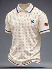 Men's UK Music Lover Mods Art Printed Casual Tops