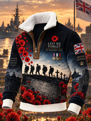 Men's British Veterans Remembrance Day Commemoration Sweatshirt