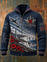 Men's British Veterans Remembrance Day Commemoration  Jacket