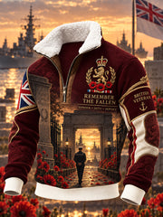 Men's British Veterans Remembrance Day Commemoration Sweatshirt