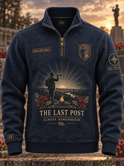 Men's Remembrance Day Lest We Forget Zip-Up Hoodie